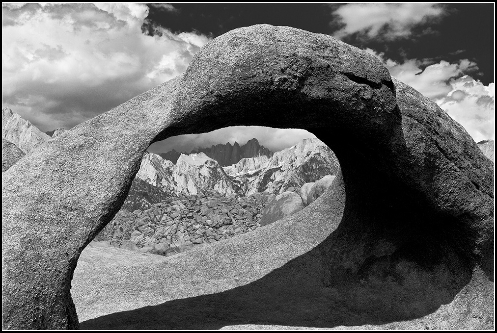 Mount Whitney Through Mobius Arch, Alabama Hills