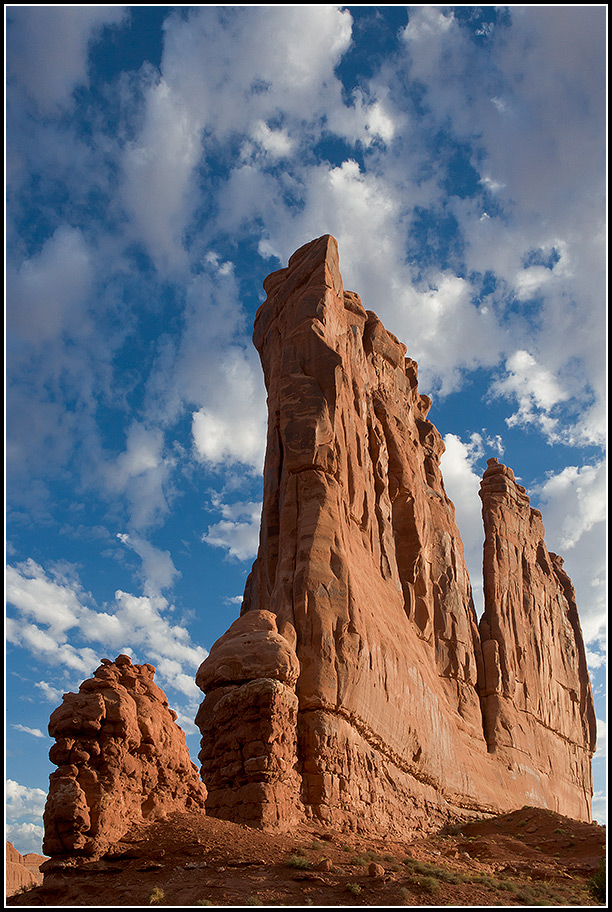Courthouse Towers (Vertical) Arches NP, Utah ©Mike Spinak